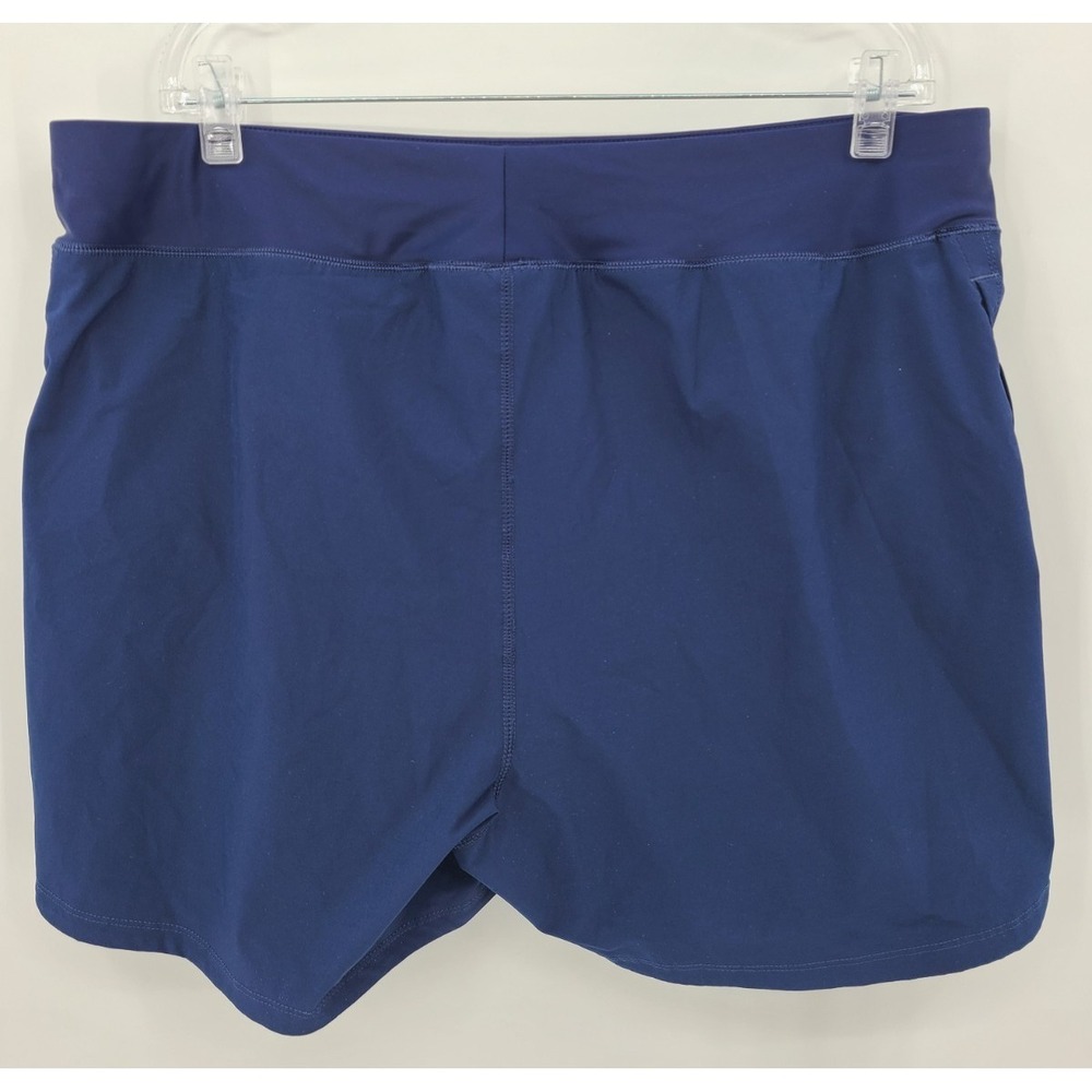 Lands' End Womens Swimsuit Shorts Bottoms 18 XL Blue Pool Swim Vacation Pockets - Picture 4 of 10